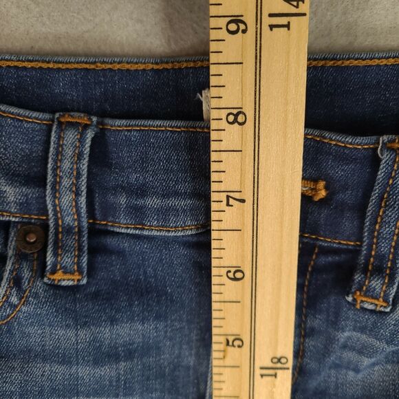 J. Crew Women's Skinny Jeans Size 25/26 Stretch Blue‎ Pants 27x25 Measured - Picture 8 of 10